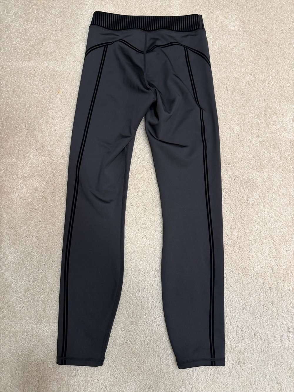 Alo Airlift High Waist 7/8 Line Up Leggings Pants in Black sz XS - Picture 5 of 7